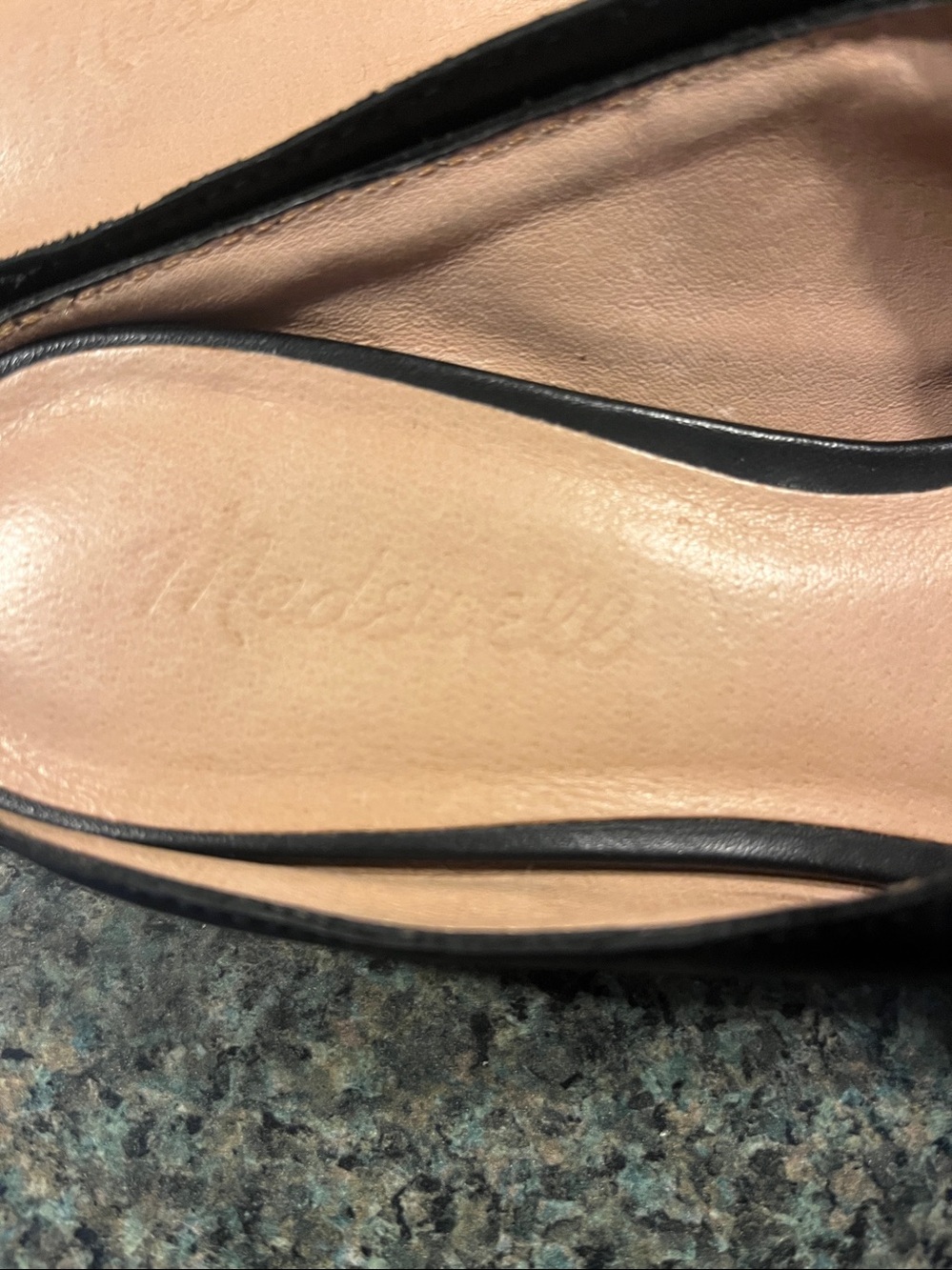 Madeleell Black Open-Toe Slide Mules - Picture 3 of 4